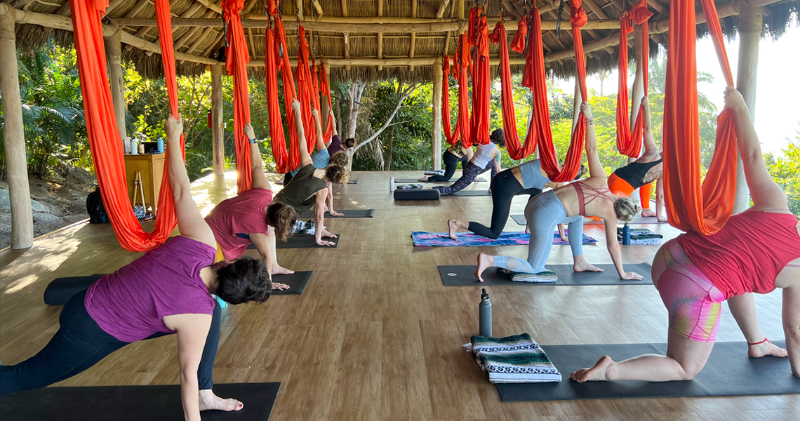 Aerial Yoga & Hot Yoga Retreat: The Inner Warrior