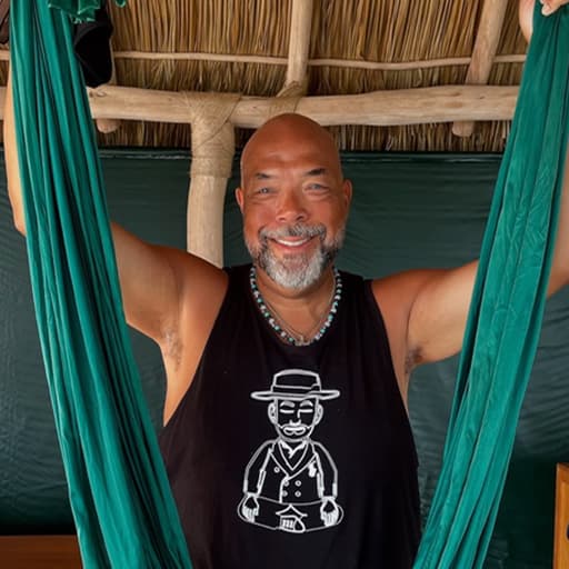 Bill Davis Photo as a group leader at Xinalani Retreat