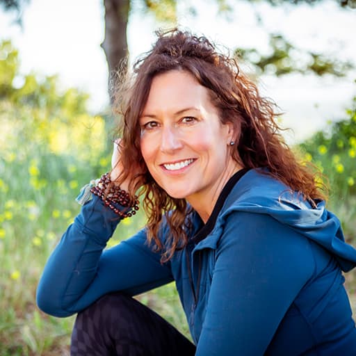 Monika Kaufman Photo as a group leader at Xinalani Retreat