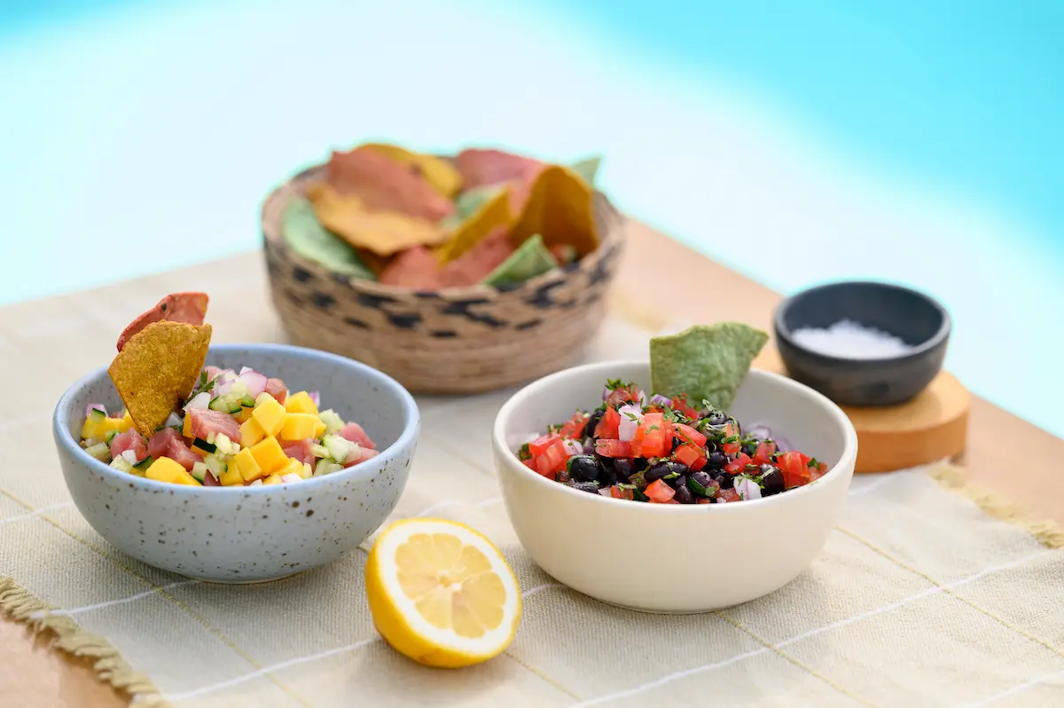 Deliciosa comida en Xinalani Retreat