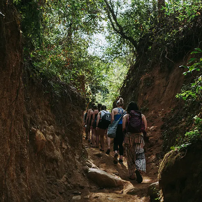 Hiking in Mexico into the wild - Quimixto Waterfalls