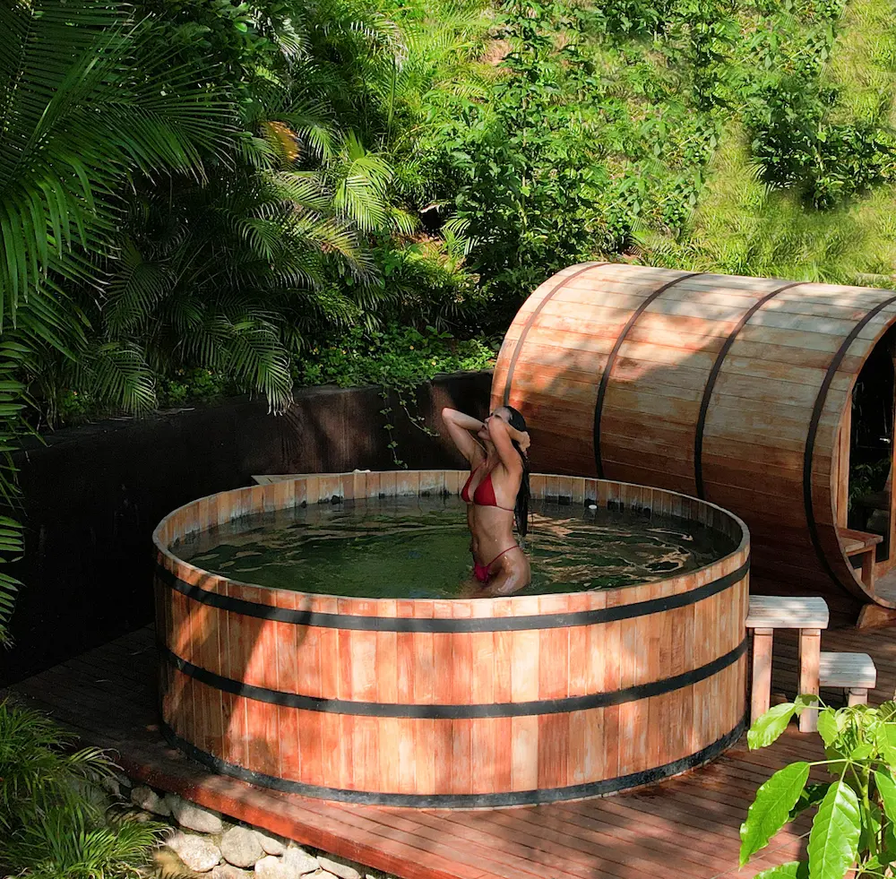 ofuro - Baño en tina japonesa en Xinalani Retreat