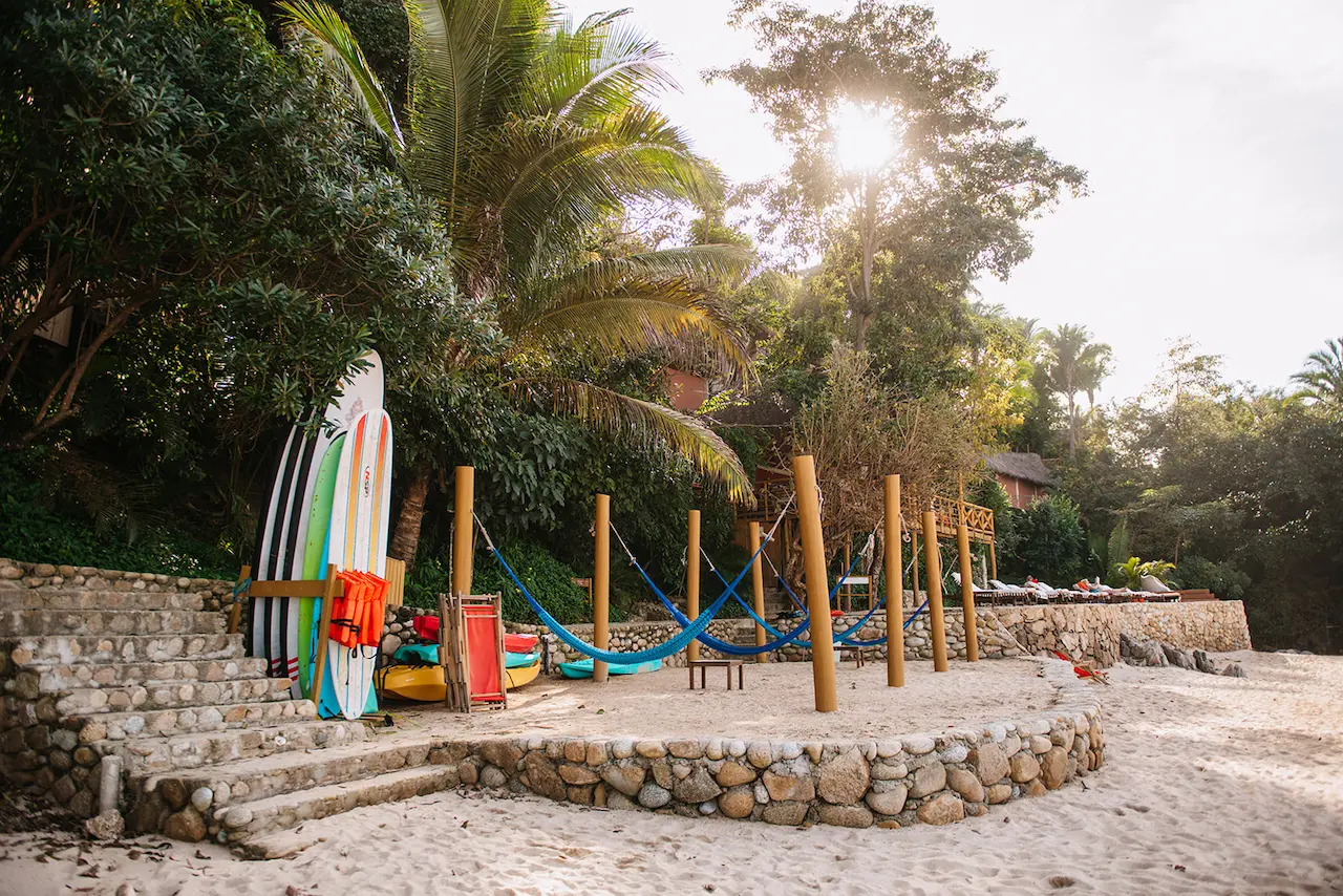 Actividades acuáticas en Xinalani Retreat