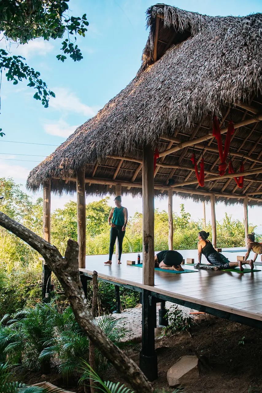 Deliciosa comida en Xinalani Retreat