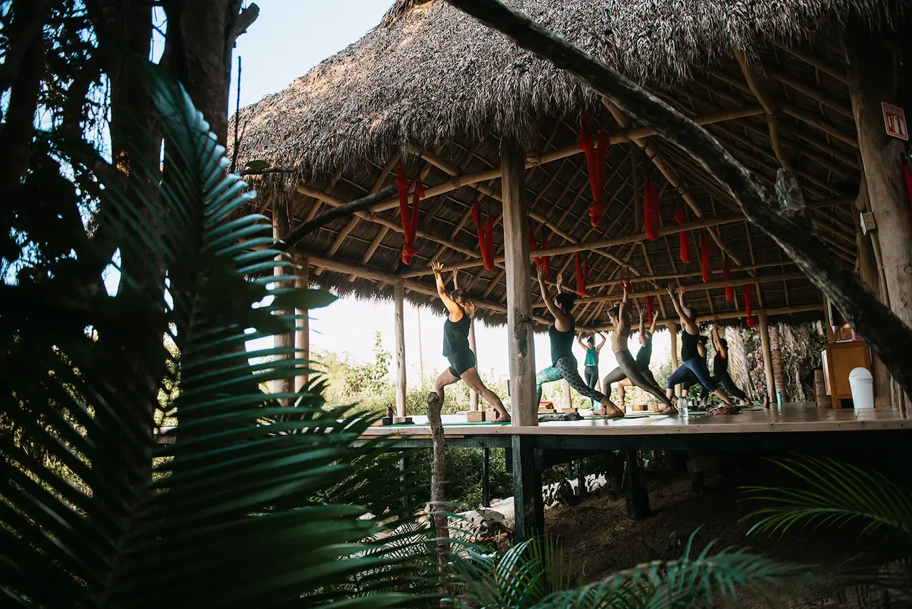 Deliciosa comida en Xinalani Retreat