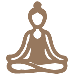 Yoga and meditation icon
