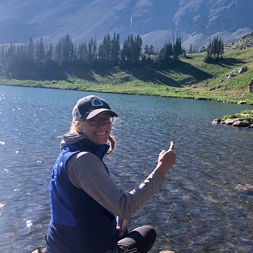 Amanda Jensen Photo as a group leader at Xinalani Retreat