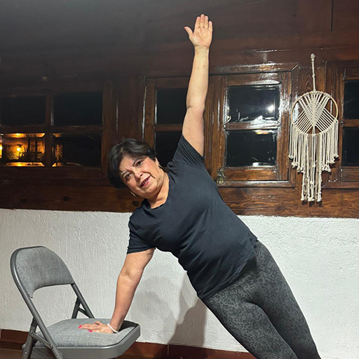 Guadalupe Becerril Photo as a group leader at Xinalani Retreat