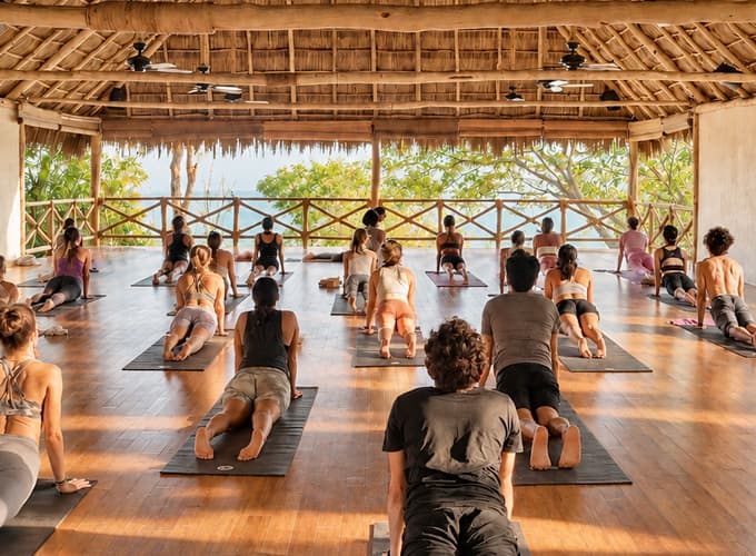 Yoga Class in Puerto Vallarta Mexico