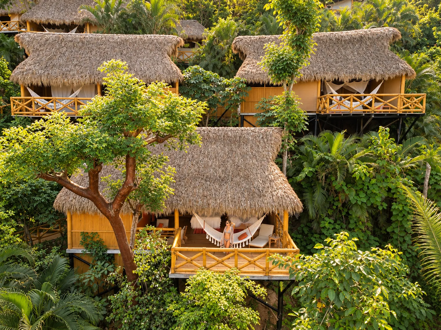 Eco Chic Treehouse al aire libre 5